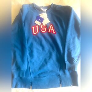 Joy Lab Blue USA Sweatshirt